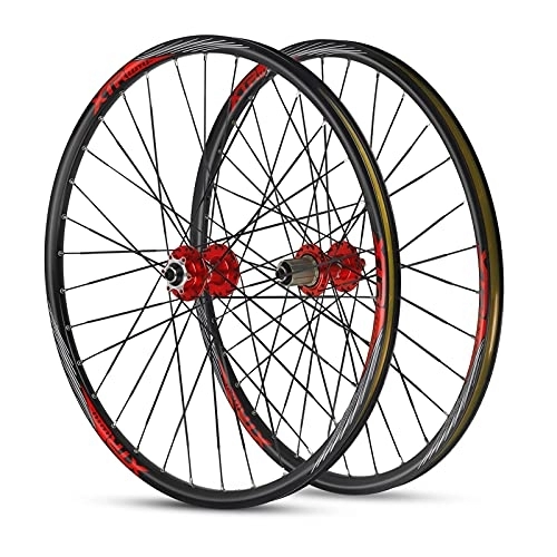 Mountain Bike Wheel : TANGIST MTB Bicycle Wheelset 26 Inch Mountain Bike Wheelsets Rim with QR Aluminum Alloy Rim Disc Brake 32H 8 9 10 11 Speed Wheel Hubs