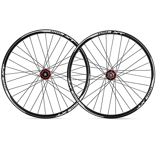 Mountain Bike Wheel : TANGIST MTB Wheelset 29" Quick Release Disc Brake 32H High Strength Aluminum Alloy Rim Black Bike Wheel Mountain Cycling Wheels 8 9 10 11speed