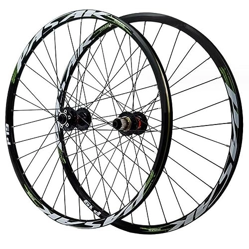 Mountain Bike Wheel : Thru-Axle 26 / 27.5 / 29 Inch MTB Wheelset, Front 2 Rear 4 Bearings Mountain Bike Disc Brake Wheel for 7 / 8 / 9 / 10 / 11 / 12 Speed Cassette Wheelset