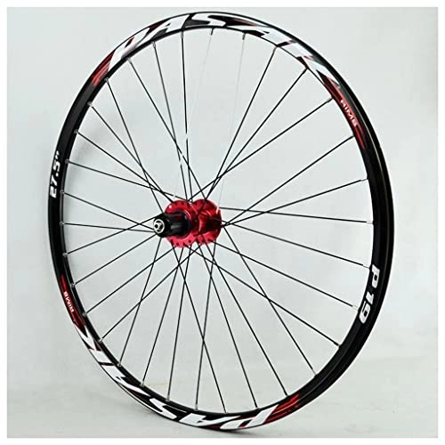 Mountain Bike Wheel : TOMYEUS Mountain Bike Rear Wheel Clincher 26 27.5 29 Inch, Double Wall Aluminum 4 Bearing Disc Brake 32H MTB Racing Hub Rim for 7-11 Speed Freewheel (Size : 26 inch)