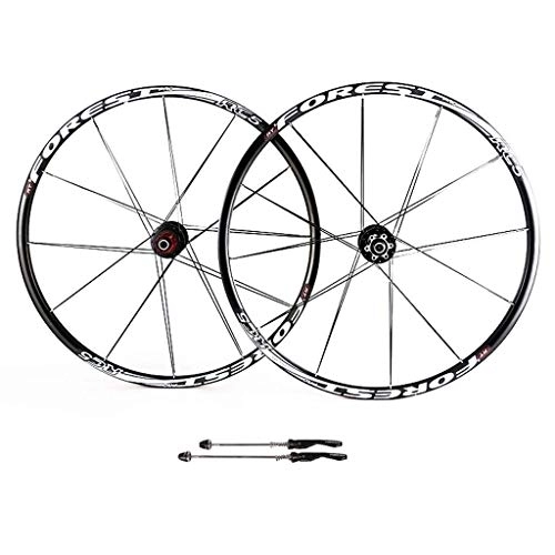 Mountain Bike Wheel : TYXTYX 26 27.5 Inch Bike Wheelset, MTB Cycling Wheels Mountain Bike Disc Brake Wheel Set Quick Release 5 Palin Bearing 8 9 10 Speed
