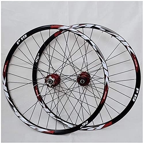 Mountain Bike Wheel : TYXTYX 26 / 27.5 Inch MTB Bicycle Wheelset, 29er Aluminum Alloy Disc Brake Hybrid / Mountain Rim for 7 / 8 / 9 / 10 / 11speed Wheels