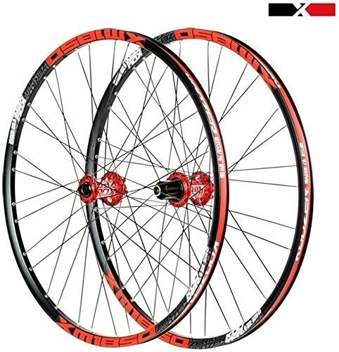 Mountain Bike Wheel : TYXTYX 26" 27.5" MTB bicycle wheel-disc rim brakes 8 9 10 11 Speed ?F2 R4 Palin bearing hub quick release 1850g