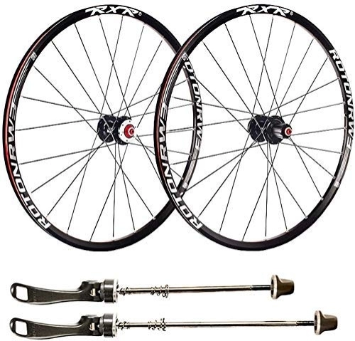 Mountain Bike Wheel : TYXTYX 26 Inch Bike Wheelset, MTB Disc Brake Double-Walled Alloy Rim Fast Release 24 Holes Disc Palin Bearings 7 / 8 / 9 / 10 / 11 Speed 100Mm