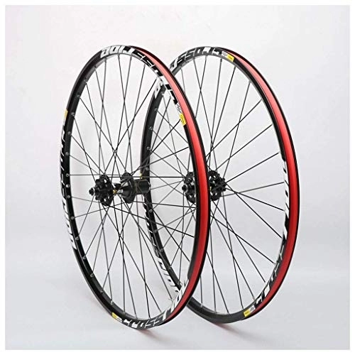 Mountain Bike Wheel : TYXTYX 27.5 Inch Mountain Bike Wheels, Double Wall MTB Bike Wheelset Quick Release Hybrid Compatible Disc Brake 8 9 10 11 Speed