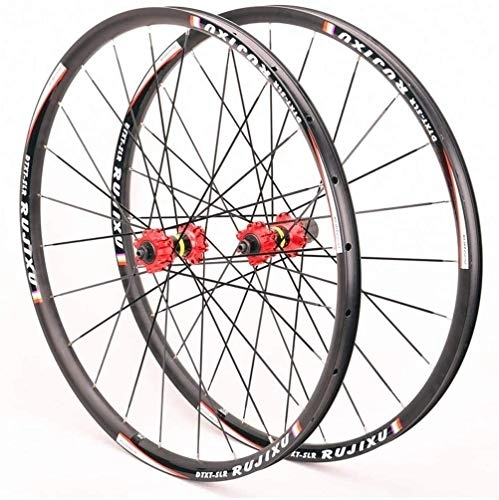 Mountain Bike Wheel : TYXTYX 28 inches MTB bicycle wheel, double-walled aluminum alloy 29 inch wheel Drive Rapid Release 24 hole 8 / 9 / 10 / 11 Speed ?Edge