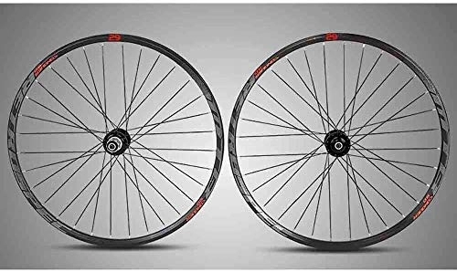 Mountain Bike Wheel : TYXTYX 29 inch mountain bike wheel, double-walled wheel rims, aluminum alloy, MTB rim, quick release, disc brake, hybrid 32-hole Palinlager 8, 9, 10-11 Speed