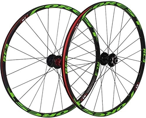 Mountain Bike Wheel : TYXTYX bicycle front rear wheels for 26" 27.5" Mountain bike MTB Bicycle Wheel Set 7 bearing alloy drum disc brake 8 9 10 11 Speed