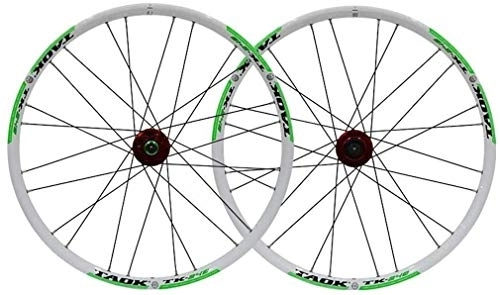 Mountain Bike Wheel : TYXTYX bicycle wheel set 24" MTB Wheel Double Wall Rim tires from 1.5 to 2.1" disk brake 7-11 speed Palin Hub 24H Quick Release