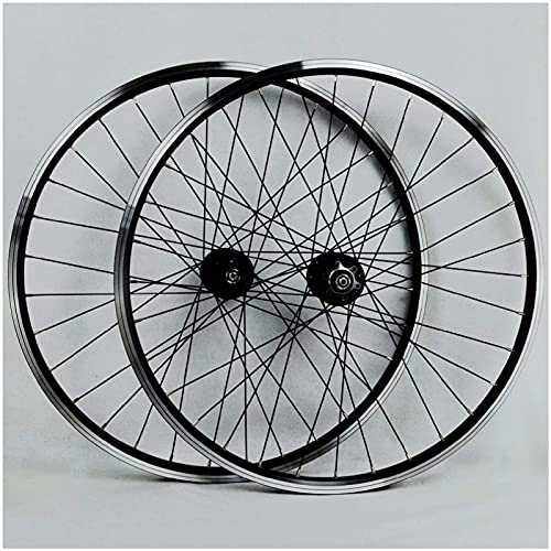 Mountain Bike Wheel : TYXTYX Bicycle Wheelset 26 inch, V Brake Double Wall MTB DH19 Rim Hybrid Mountain Wheels for 7 / 8 / 9 / 10 Speed Wheels