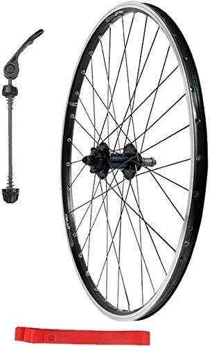 Mountain Bike Wheel : TYXTYX Bike Wheel 20 26 Inch Bicycle Wheelset MTB Double Wall Alloy Rim QR V / Disc Brake Front And Rear 8 9 10 Speed 32H Black