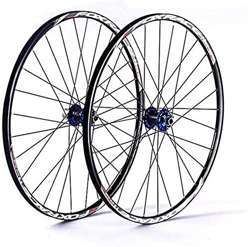 Mountain Bike Wheel : TYXTYX Bike Wheel Tyres Spokes Rim Mountain Bicycle Wheelset, 26In Aluminum Alloy MTB Cycling Wheels Double Wall Rims Disc Brake Sealed Bearings Fast Release 24H 7 / 8 / 9 / 10 / 11 Speed
