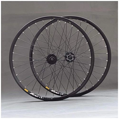 Mountain Bike Wheel : TYXTYX Bike Wheelset 26 / 27.5 / 29 in MTB Bicycle Rim 32 Spoke Quick Release Wheel Mountain Bike Wheel Disc / Rim Brake 7-11speed Cassette QR Sealed Bearing Hubs