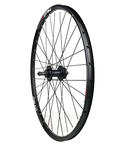 Mountain Bike Wheel : TYXTYX Cycling Wheels Bicycle Front Rear Wheel 20 in 26 MTB Bike Foldable Bicycle Wheel Set Alloy Rim Disc Brake 7 8 9 10 Speed Sealed Bearings Hub (Color : Black, Size : 26in Rear Wheel)