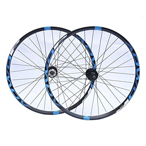 Mountain Bike Wheel : TYXTYX Mountain Bike Wheel Set 26 27.5 29 Inch Front Rear Wheels Aluminum Alloy Double Wall Rim 8 9 10 Speed