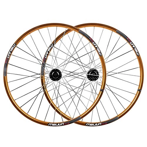 Mountain Bike Wheel : TYXTYX Mountain Bike Wheel Set 26 Inch Double Wall Rims Sealed Bearing Hub Disc Brake QR for 7 / 8 / 9 / 10 Speed Cassette Flywheel MTB Bicycle Wheel 32 Spoke