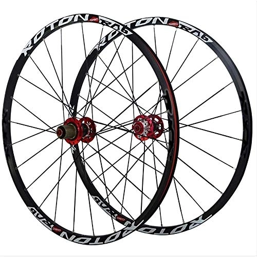 Mountain Bike Wheel : TYXTYX Mountain Bike Wheelset Bicycle Wheels Double Wall Alloy Rim Carbon Drum F2 R5 Palin Bearing Quick Release Disc Brake 24H 11 Speed 1820G, A, 29inch