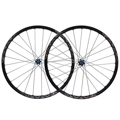 Mountain Bike Wheel : TYXTYX MTB Cycling Wheel 26 Inch Bicycle Wheelset CNC Rims 559x20 Disc Brake Mountain Bike Wheels Sealed Bearing Hub QR for 7-11 Speed Cassette Flywheel