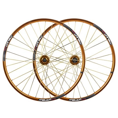 Mountain Bike Wheel : TYXTYX MTB Disc Brake Wheel Set 26 Inch Mountain Bike Bicycle Rims QR for 7 / 8 / 9 / 10 Speed Cassette 32 Spoke