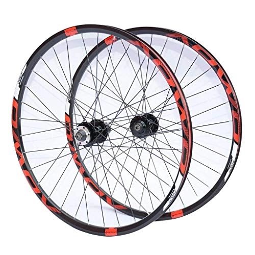 Mountain Bike Wheel : TYXTYX MTB WHEELSET Bike 26" 27.5" 29", 32H Cycling Front Rear Wheel Double Wall Alloy 8 / 9 / 10 Speed