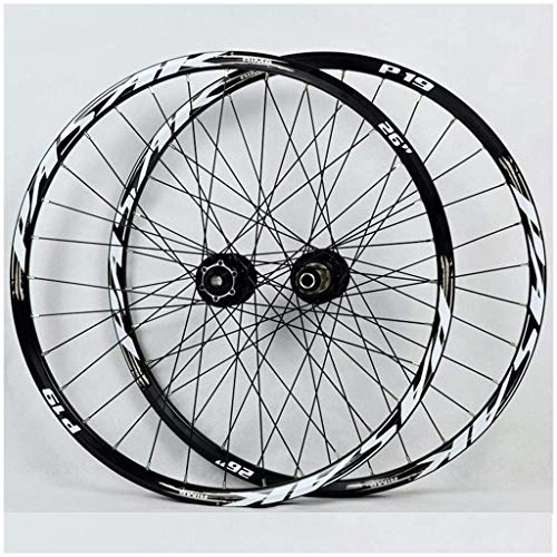 Mountain Bike Wheel : TYXTYX MTB Wheelset for Bicycle 26 27.5 29 Inch Alloy Rim Mountain Bike Wheel Disc Brake 7-11speed Cassette Hubs Sealed Bearing QR