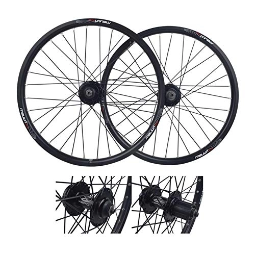 Mountain Bike Wheel : TYXTYX Quick Release Axles Bicycle Accessory 20inch Bicycle Wheelset, Double Wall MTB Rim Quick Release V-Brake Hybrid / Mountain Bike Hole Disc 7 8 9 10 Speed Road Bicycle Cyclocross Bike Wheels