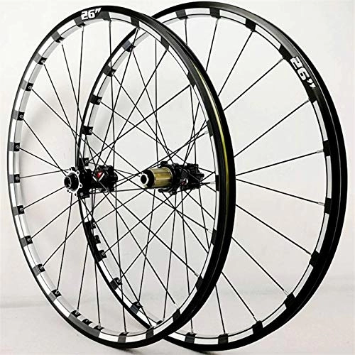 Mountain Bike Wheel : TYXTYX Quick Release Axles Bicycle Accessory 26 27.5 29 Inch Mountain Bike Wheels Bicycle Wheelset MTB Rim Disc Brake Ultralight Q / R 7 8 9 10 11 12 Speed Cassette Flywheel 24H 1750g Road Bicycle Cy