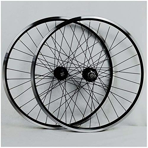 Mountain Bike Wheel : TYXTYX Quick Release Axles Bicycle Accessory MTB Bicycle Wheelset for 26 Inch Bike Wheel Double Layer Alloy Rim Sealed Bearing Disc / Rim Brake QR 7-11 Speed 32H Road Bicycle Cyclocross Bike Wheels