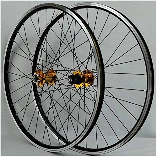 Mountain Bike Wheel : TYXTYX Quick Release Axles Bicycle Accessory MTB Wheelset 26inch Bicycle Cycling Rim Mountain Bike Wheel 32H Disc / Rim Brake 7-12speed QR Cassette Hubs Sealed Bearing 6 Pawls Road Bicycle Cyclocross