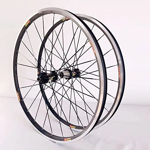 Mountain Bike Wheel : TYYCKJ Mountain Bike Wheelset 26 / 27.5 / 29 Inch Mountain Bike Wheel, Double Wall Aluminum V-Brake Disc Brake Dual Purpose / Suitable for 7 / 8 / 9 / 10 / 11 Speed Wheels