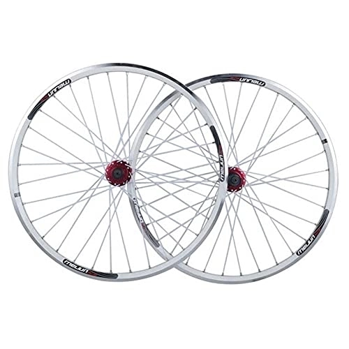 Mountain Bike Wheel : UPPVTE 26" MTB Cycling Wheels, 32 Hole Double Layer Alloy Rim Front Rear Bike Wheelset V / disc Brake 7 8 9 10 11 Speed Wheel
