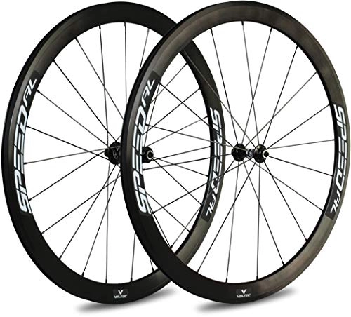 Mountain Bike Wheel : veltec Speed AL Road Wheelset 42mm Rim Brake QR Shimano white 2020 mountain bike wheels 26