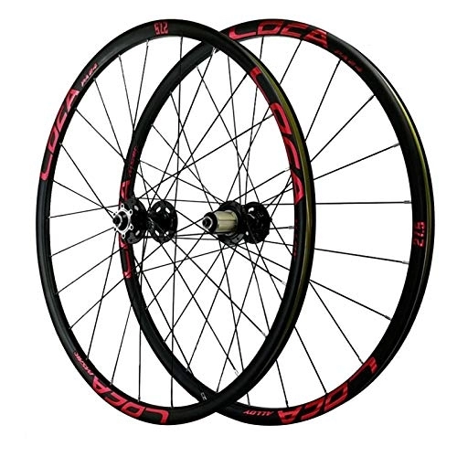 Mountain Bike Wheel : VPPV 26 Inch MTB Bicycle Wheelset, Double Walled Aluminum Alloy Bike Mountain Disc Brake 24H Rim Wheel for 7-11 Speed (Size : 27.5inch)