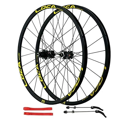 Mountain Bike Wheel : VPPV 27.5 Inch MTB Bicycle Wheels, Aluminum Alloy Quick Release 24 Hole Disc Brake Hybrid / Mountain Rim 8 Speed (Size : 29inch)
