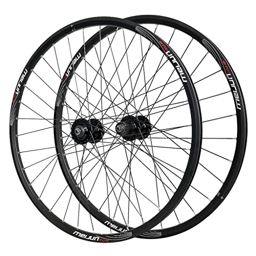 Mountain Bike Wheel : VPPV MTB Bike Wheelset Aluminum Alloy 26 27.5 29 Inch, Disc Brake Double Wall Hybrid / Mountain Rim 2450g for 7 / 8 / 9 / 10 / 11 Speed Flywheel (Size : 29 inch)