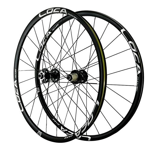 Mountain Bike Wheel : VPPV MTB Racing Bike Wheelset 27.5 Inch, Aluminum Alloy Quick Release 24 Hole Hybrid / Mountain Rim 11 Speed Wheels (Size : 26inch)