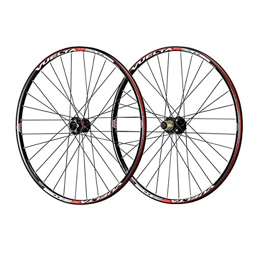 Mountain Bike Wheel : Vuelta MTB XC Wheel Set, Black, 27-1 / 2-Inch