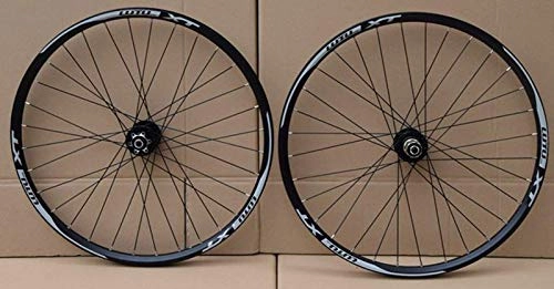 Mountain Bike Wheel : Wheels Mountain Bike Wheelset, 26 27.5 29 In Mountain Bike Double Layer Alloy Rim Sealed Bearing 7-11 Speed Cassette Hub Disc Brake(Size:26, Color:C)