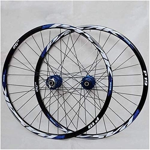 Mountain Bike Wheel : Wheels Rear Wheel Mountain bike wheelset, 29 / 26 / 27.5 inch bicycle wheel (front + rear) double-walled aluminum alloy rim quick release disc brake 32H 7-11 speed ( Color : #1 , Size : 27.5in )