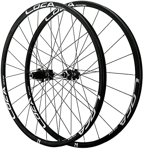 Mountain Bike Wheel : Wheelset 26 / 27.5 / 29" Mountain Bike Wheelset, Bicycle Front Rear Wheels QR Disc Brakes 12-speed Micro-spline Flywheel for 1.25-2.5inTire road Wheel (Color : Silver, Size : 26")