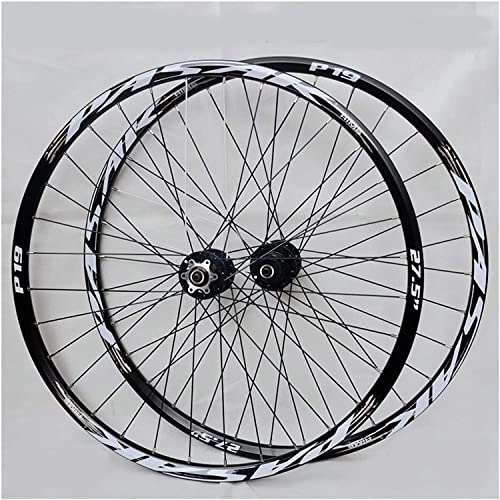 Mountain Bike Wheel : Wheelset 26 27.5 29in Bike Wheelset, Quick Release Front 2 Rear 4 Palin Bearing 32H 7 / 8 / 9 / 10 / 11 Speed Cycling Mountain Disc Brake Wheel Set road Wheel (Color : D, Size : 26inch)