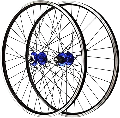 Mountain Bike Wheel : Wheelset 26 / 27.5 / 29Inch MTB Bike Wheelset, Disc / V- Brake Bicycle Alloy Rim QR Cassette Hub for 7 8 9 10 11 Speed Sealed Bearing 32 Spoke road Wheel
