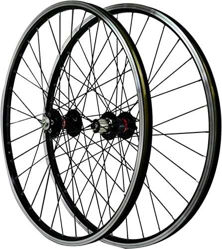 Mountain Bike Wheel : Wheelset 26inch Mountain Bike Disc Brake Wheel, Front 2 Rear 4 Bearing Hub Disc V Brake Double-Layer High-Strength Aluminum Alloy Rim road Wheel