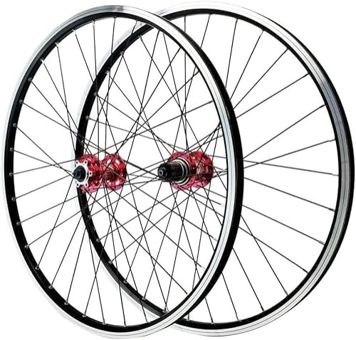 Mountain Bike Wheel : Wheelset 26V Disc Brake Wheelset Quick Release Bicycle Wheels Mountain Bike Rims 32H Hubs For 7-12