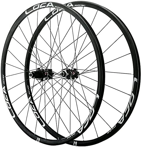 Mountain Bike Wheel : Wheelset Bike Wheelset 26 / 27.5 / 29In, Ultralight Aluminum Rim 24 Holes Disc Brake MTB Wheels Quick Release 12 Speed Micro Spline Flywheel road Wheel (Color : Silver, Size : 26")