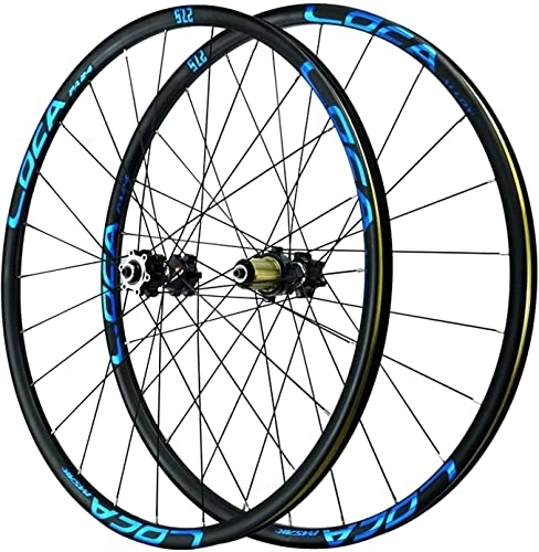 Mountain Bike Wheel : Wheelset MTB Bike Wheel 26 27.5 29In, for 8-12 Speed Cassette Flywheel Disc Brake Double Wall Alloy QR Sealed Bearing Bicycle Wheelset road Wheel (Color : B, Size : 26inch)