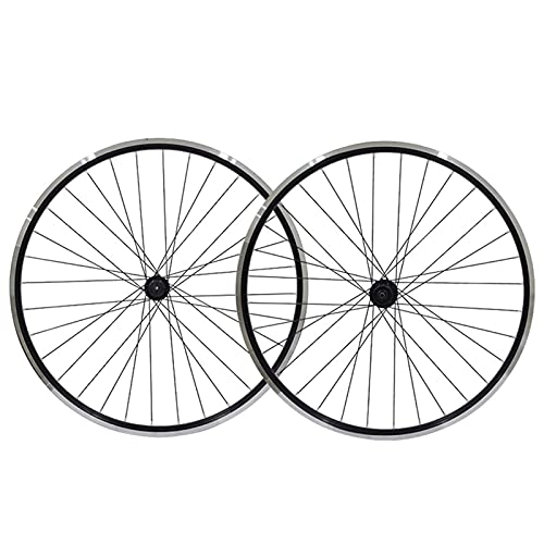 Mountain Bike Wheel : XBR Durable Bike Rim Bike Wheelset 26 Inch MTB Double Wall Rims 559 Bicycle Front And Rear Wheel Rim Brake QR Hubs 32 Holes For 7-8-9-10-11 Speed Quick Release Axles Bicycle Accessory