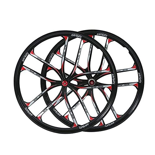 Mountain Bike Wheel : XCZZYC 26 Inch Integrated Cycling Wheels, Magnesium Alloy MTB Disc Brake Hybrid / Mountain Bike For 7 / 8 / 9 / 10 / 11 Speed Cassette