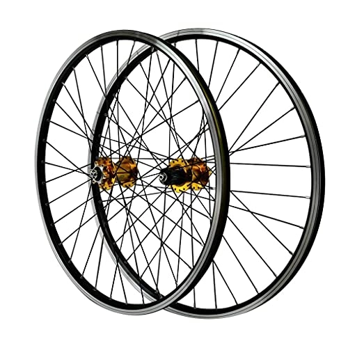 Mountain Bike Wheel : XCZZYC 26 Inch V Brake Bike Wheelset MTB Cycling Wheel Aluminum Double Wall Hybrid / Disc Brake for 7 / 8 / 9 / 10 / 11 Speed