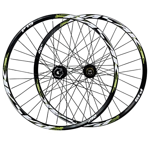 Mountain Bike Wheel : XCZZYC 29-inch Bicycle Wheels, Double Wall MTB Rim Aluminum Alloy Disc Brakes Quick Release 7-11 Speed Flywheel Cycling Wheels
